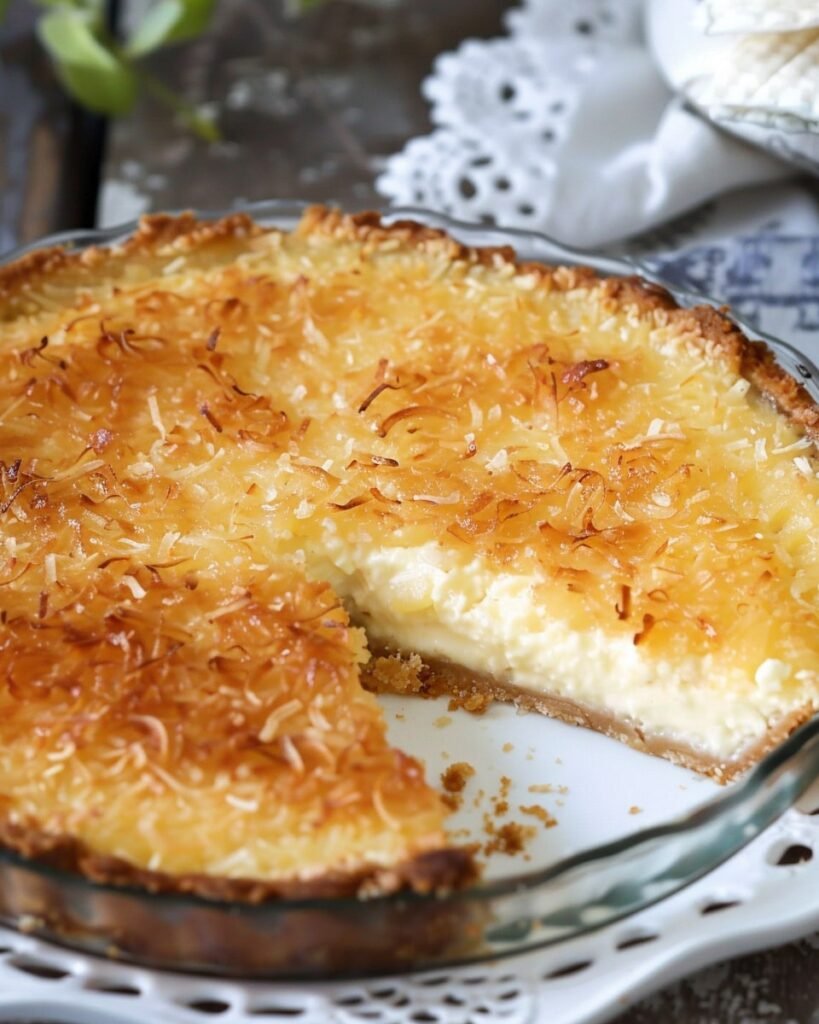Impossible Coconut Custard Pie