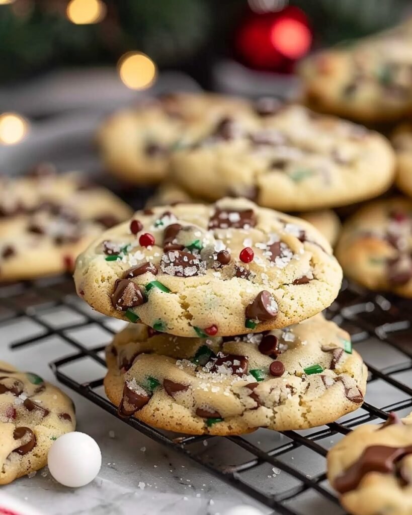 Winter Wonderland Chocolate Chip Cookies