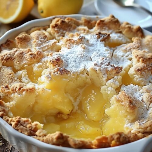lemon cobbler