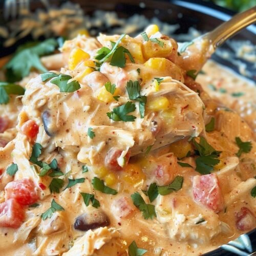 Creamy Slow Cooker Fiesta Chicken Recipe