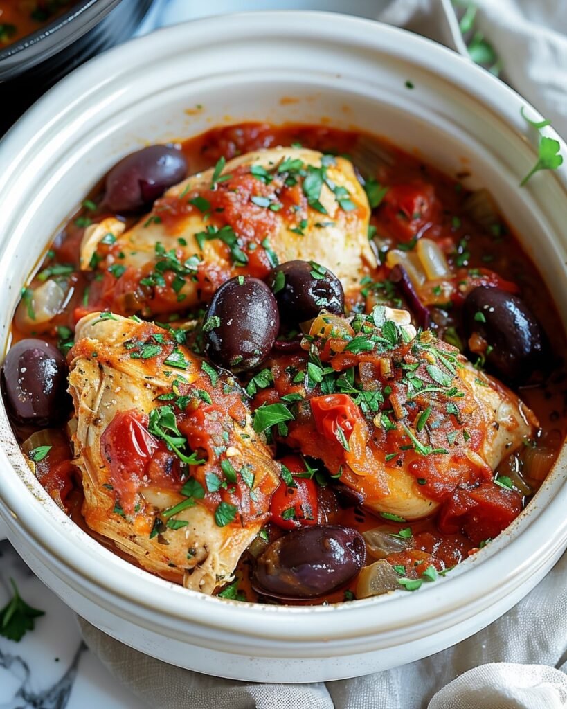  Crock Pot Mediterranean Chicken