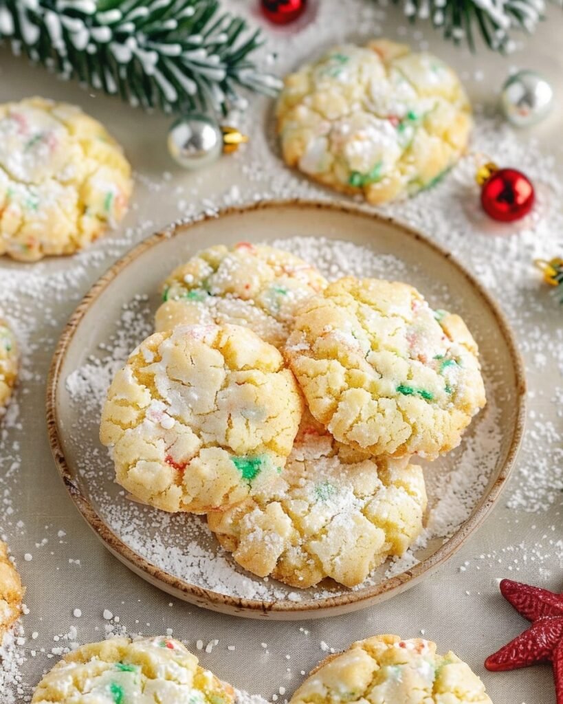 Holiday Gooey Butter Cookies