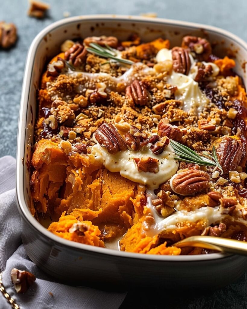Southern Maple Sweet Potato Casserole