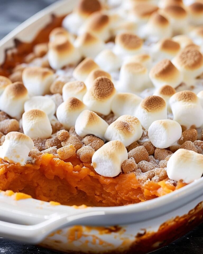 Sweet Potato Casserole with Marshmallows