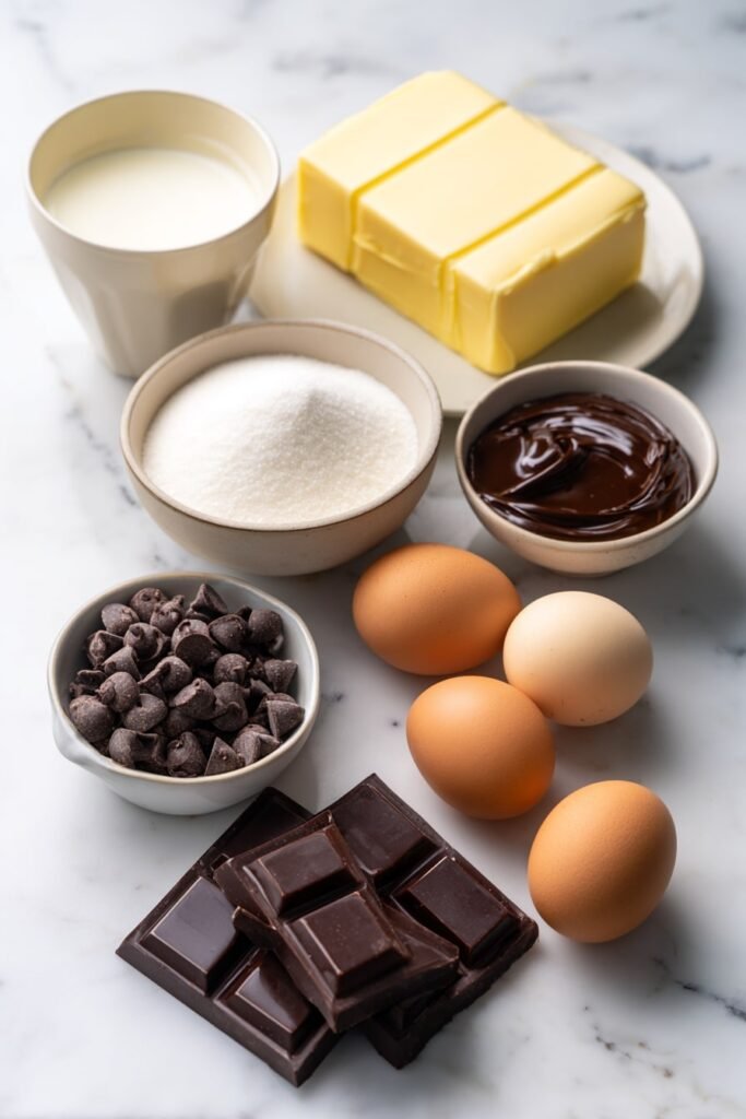 Mississippi Mud Pie Ingredients
