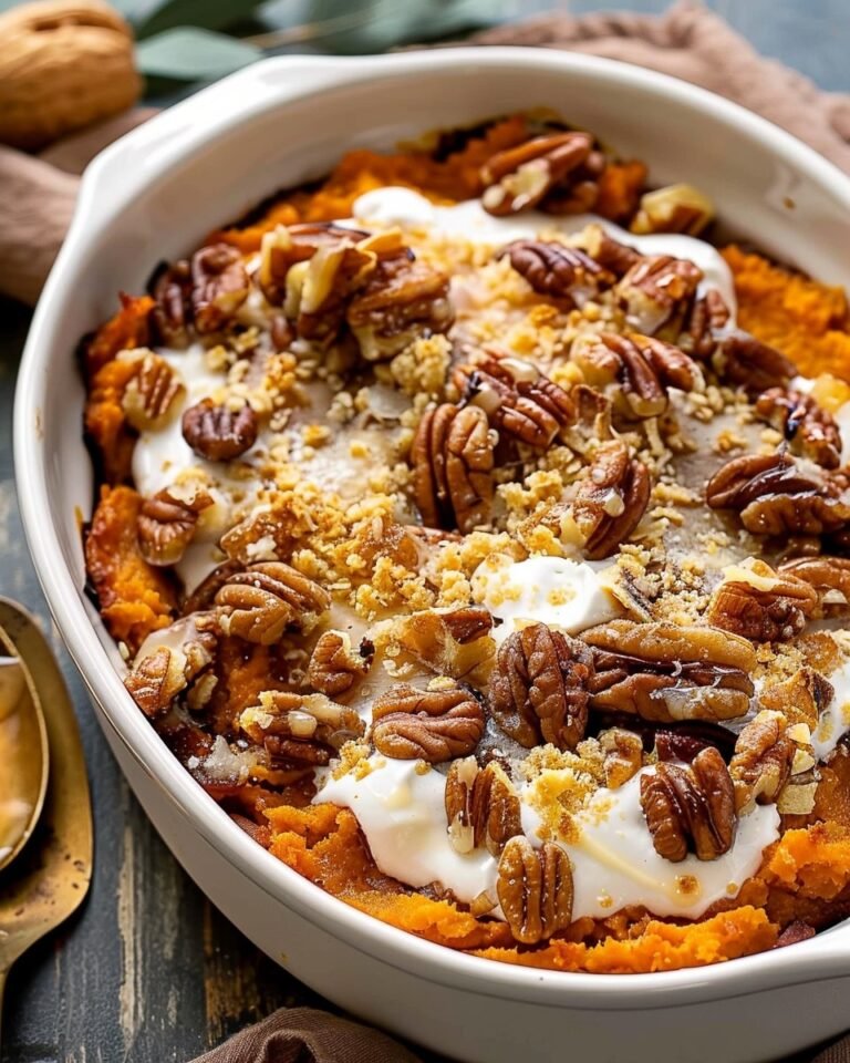 Southern Maple Sweet Potato Casserole