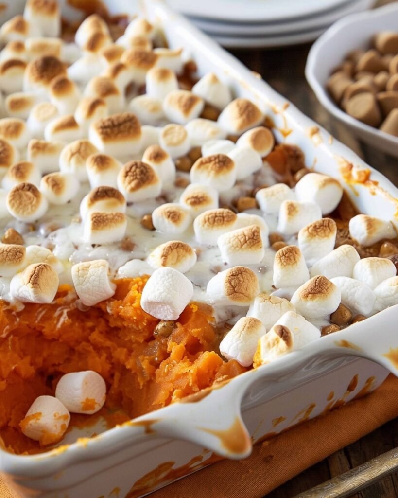 Sweet Potato Casserole with Marshmallows