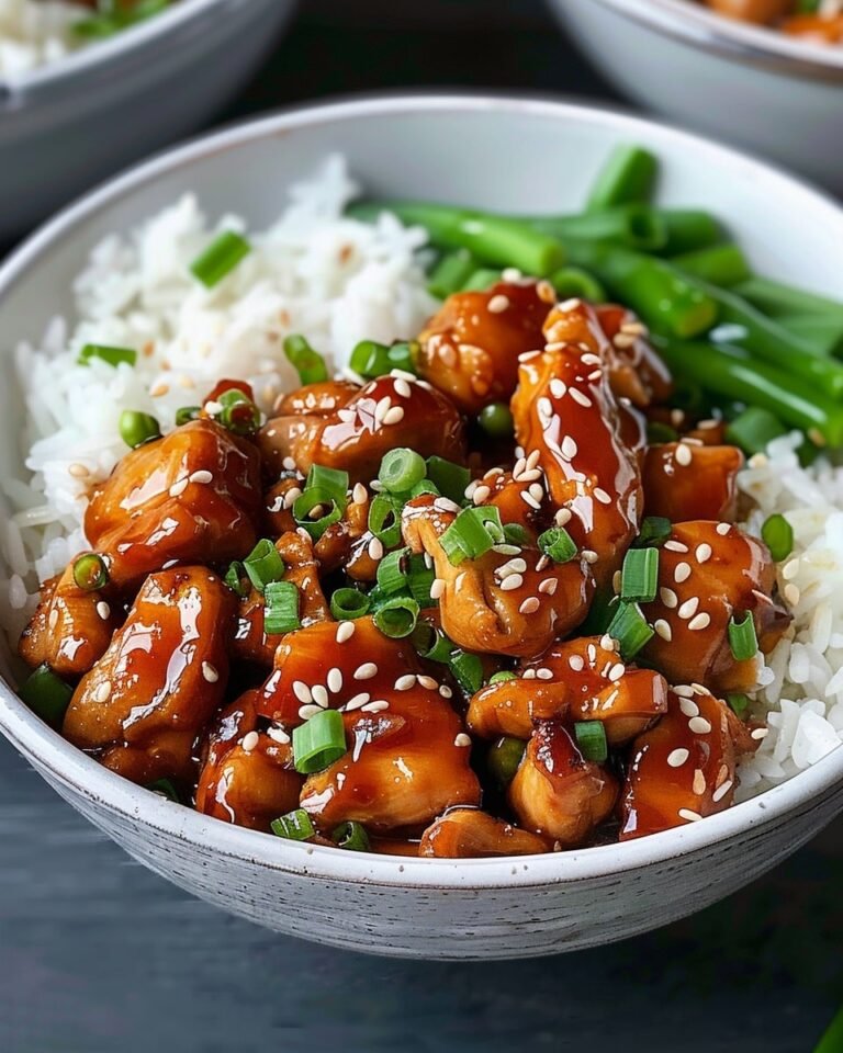 teriyaki chicken and rice bowl