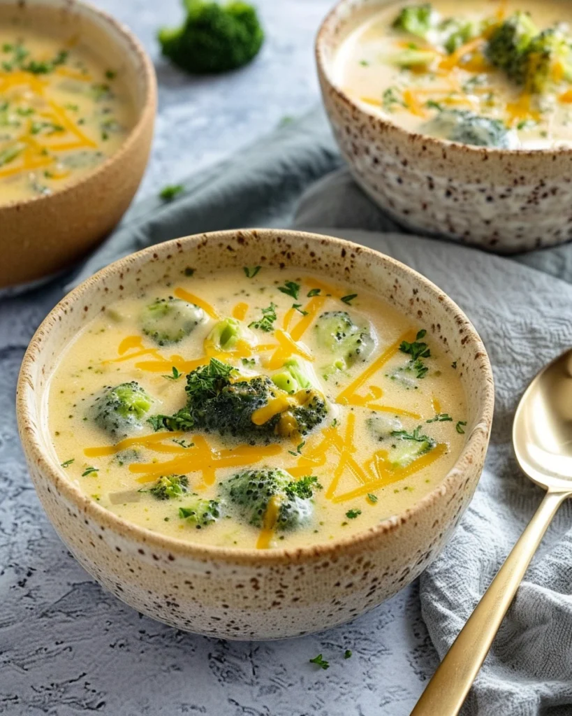 Crockpot Broccoli Cheese Soup