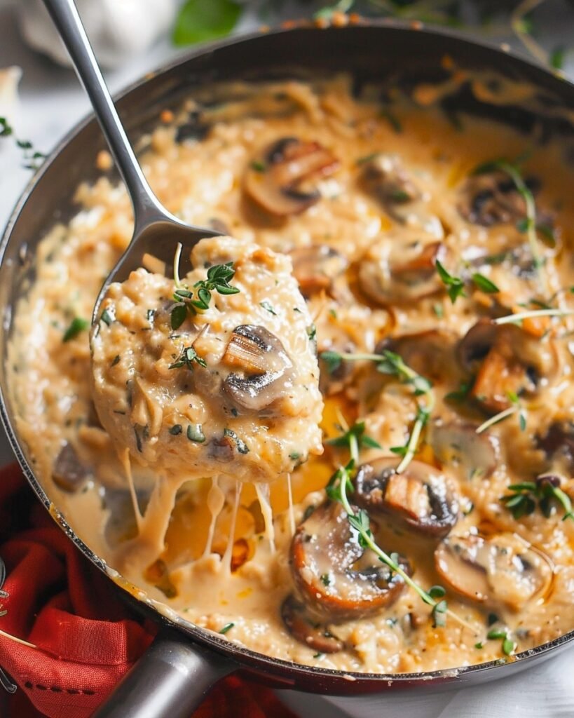 Creamy Tuscan Marry Me Mushrooms