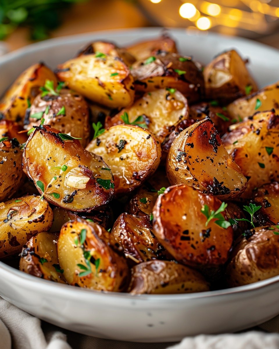 Garlic Roast Potatoes