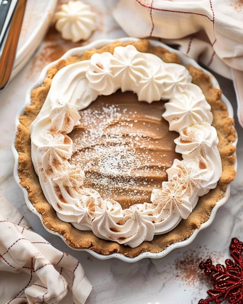 Gingerbread Cream Pie