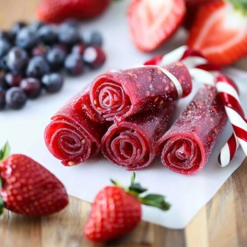 strawberry Homemade Fruit Roll Ups