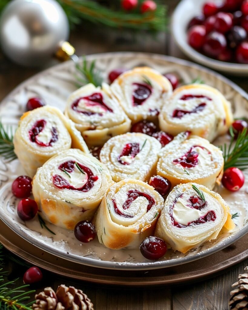 Holiday Cranberry Roll Ups