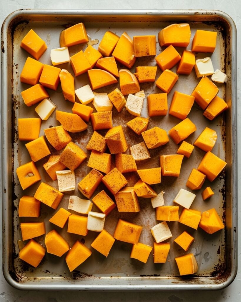 Southern Maple Sweet Potato Casserole Process