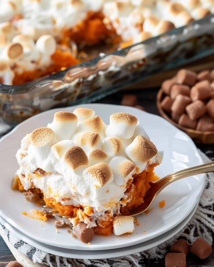 Sweet Potato Casserole with Marshmallows