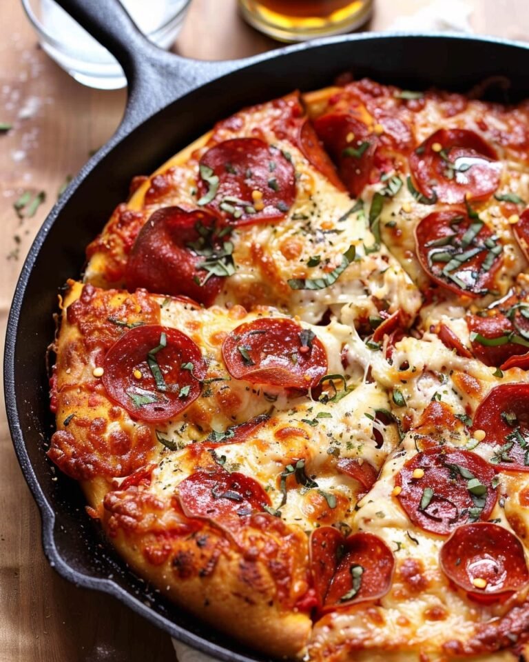 Cast Iron Skillet Pizza