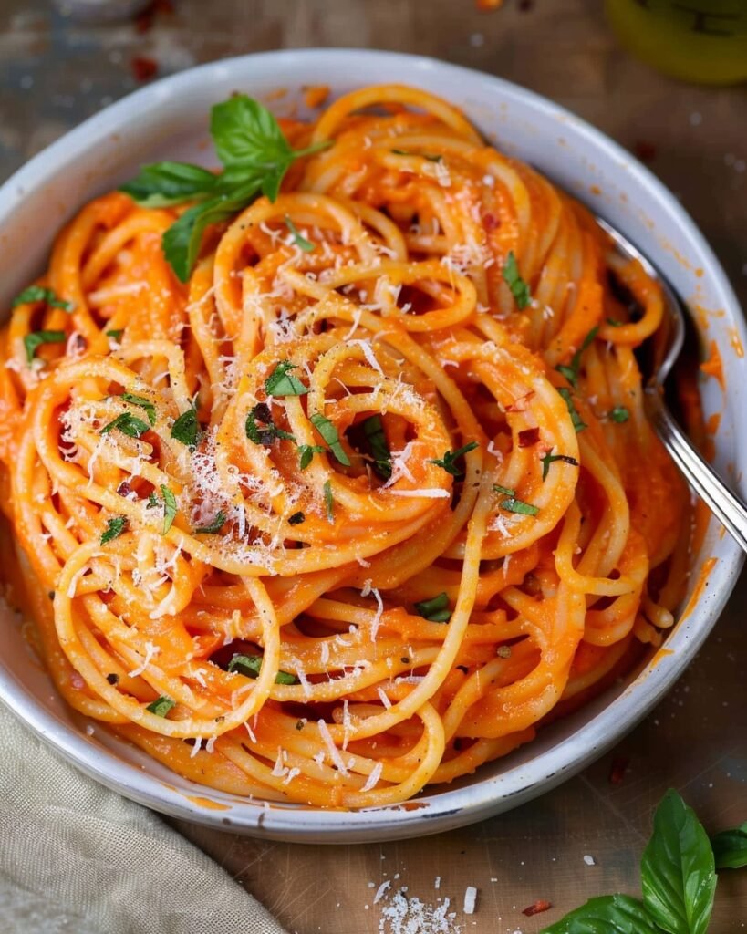 Creamy Roasted Red Pepper Pasta Sauce