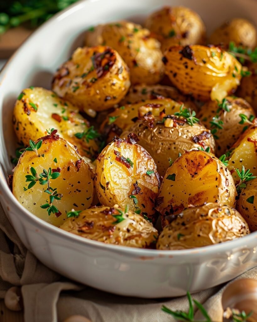 Garlic Roast Potatoes