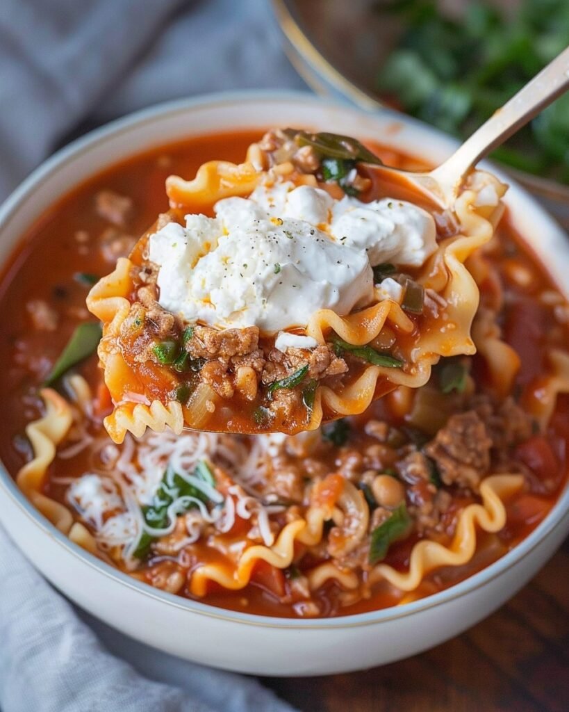 Lasagna Soup Recipe