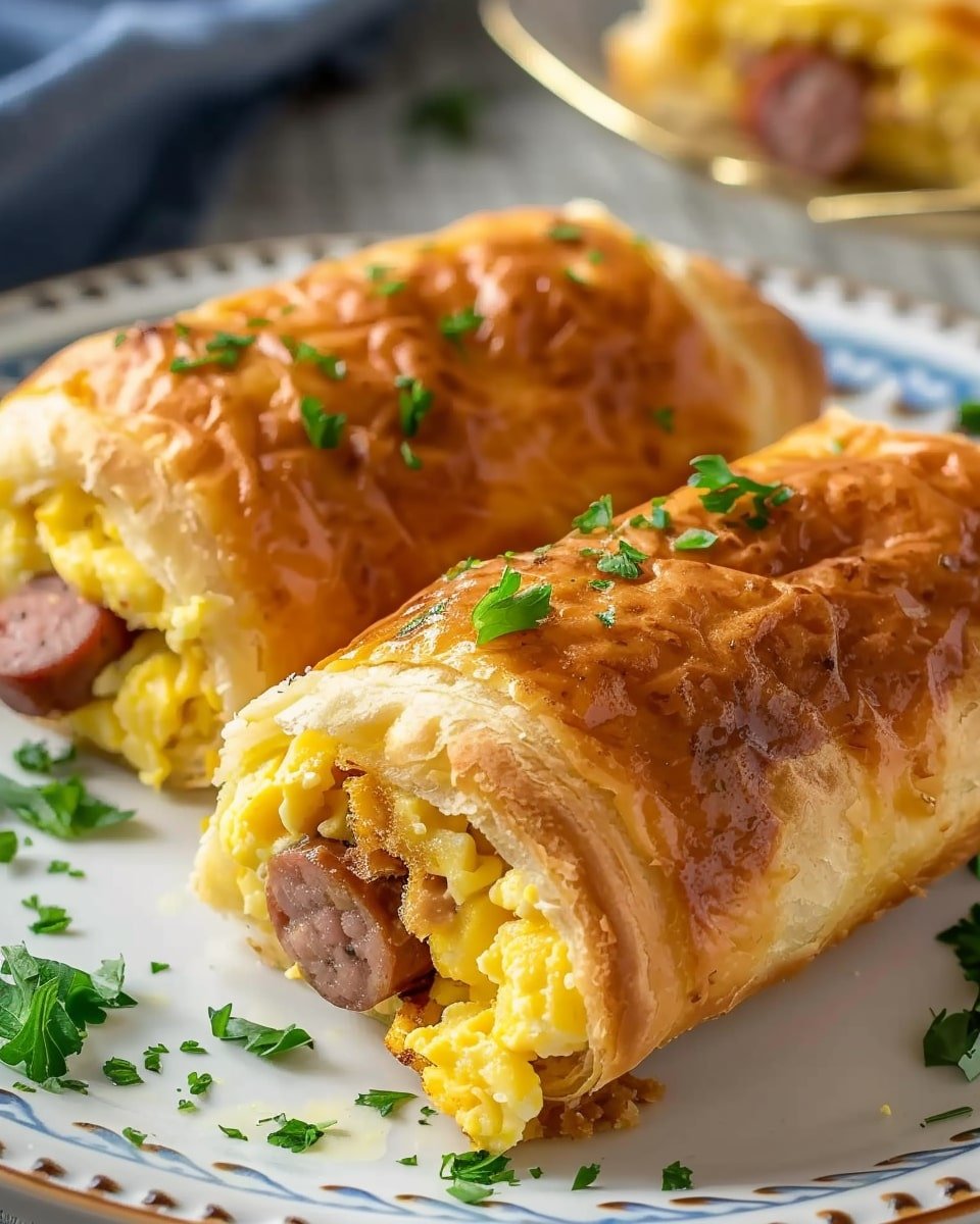 Sausage Egg Breakfast Roll-Ups