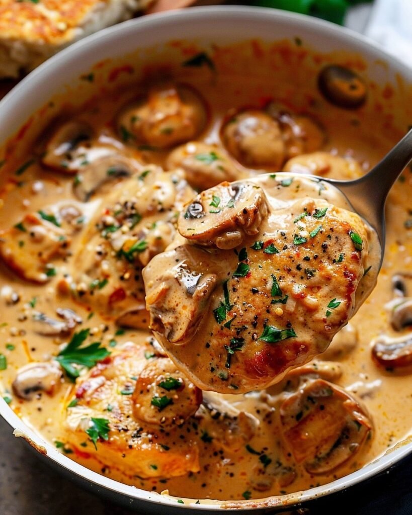 Creamy Tuscan Marry Me Mushrooms