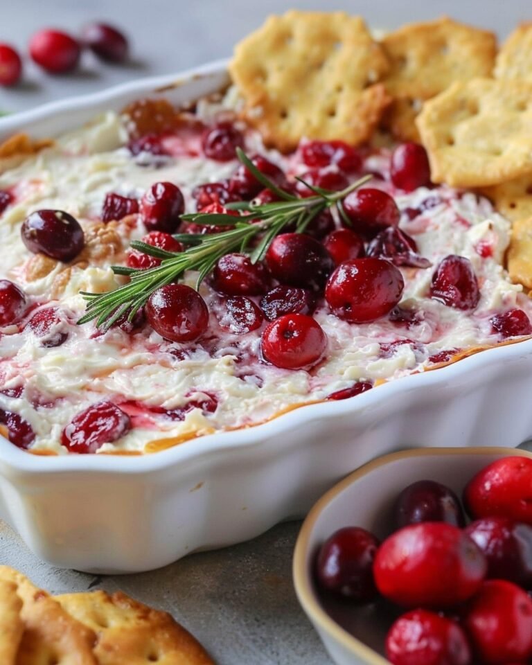 Baked Cranberry Cream Cheese Dip