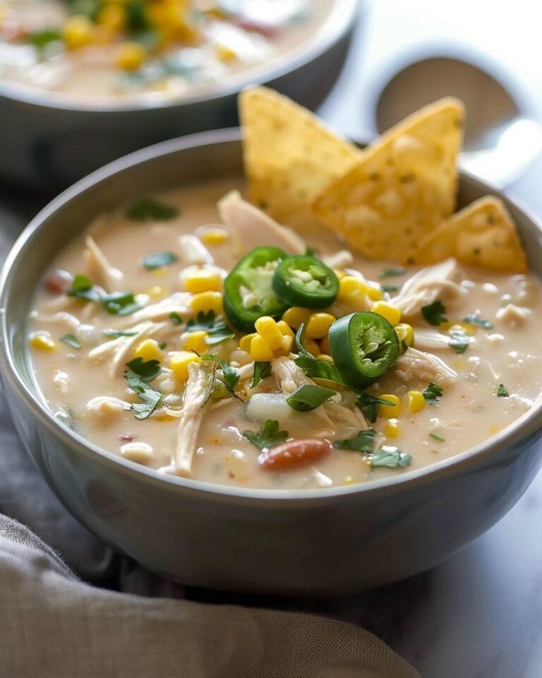 Crockpot White Chicken Chili Soup
