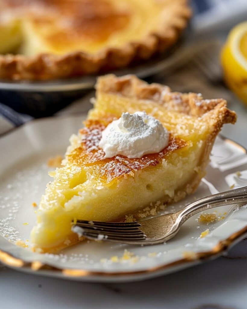 Impossible Lemon Pie Recipe