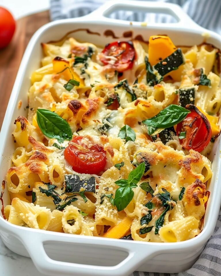 Baked Feta Pasta with Vegetables