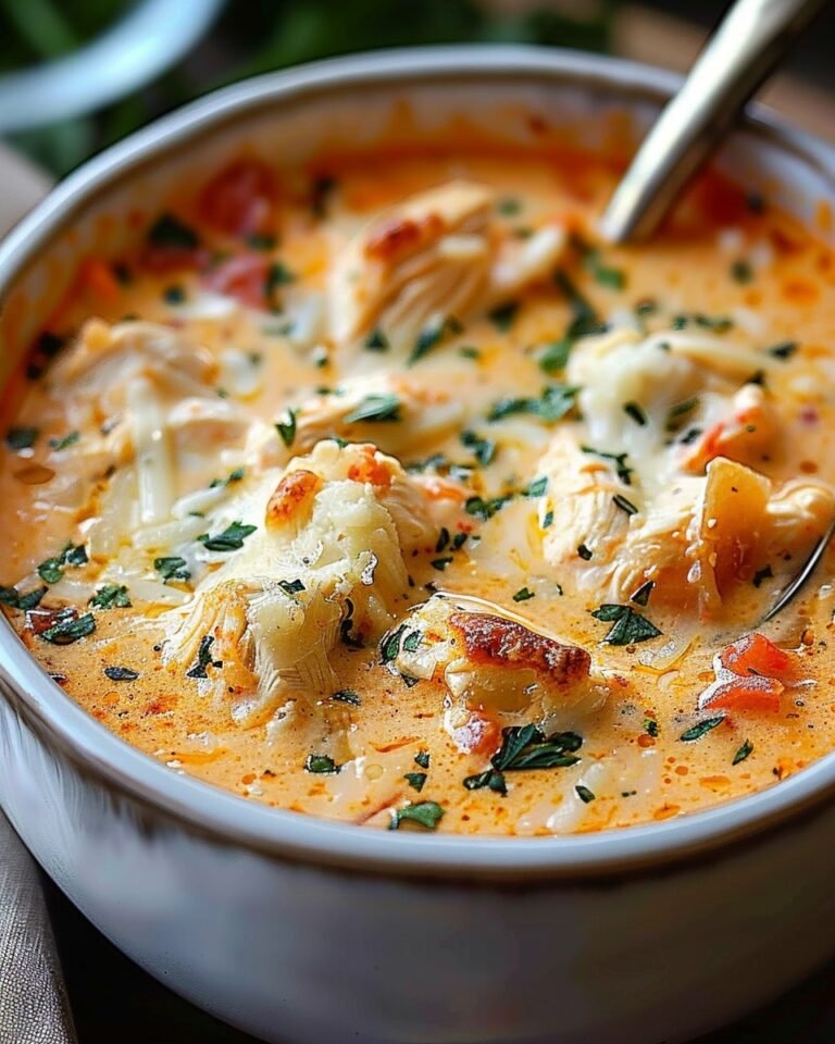 Crock Pot Creamy Chicken Parmesan Soup