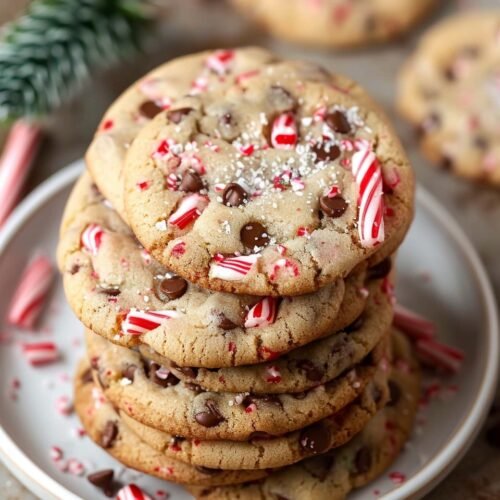 Peppermint Chocolate Chip Cookies