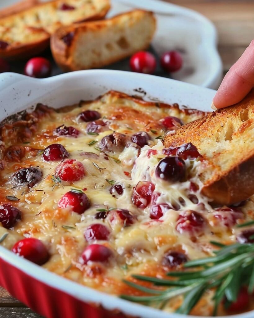 Baked Cranberry Cream Cheese Dip