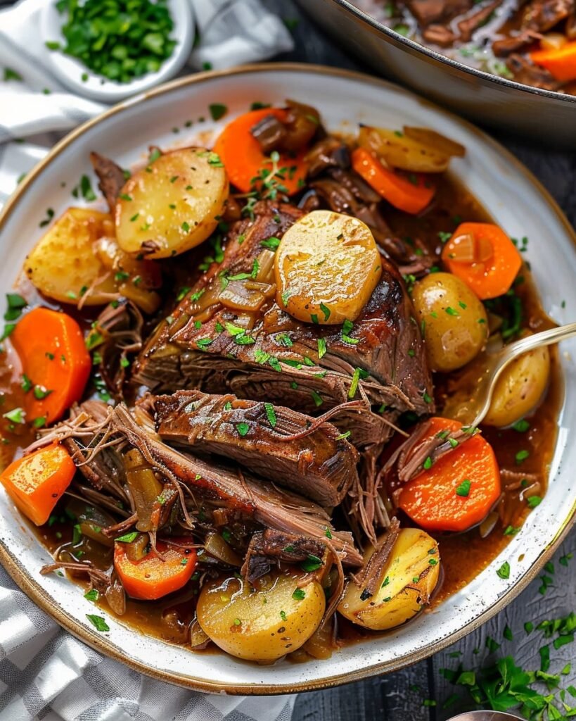 Crock Pot Pot Roast with Gravy