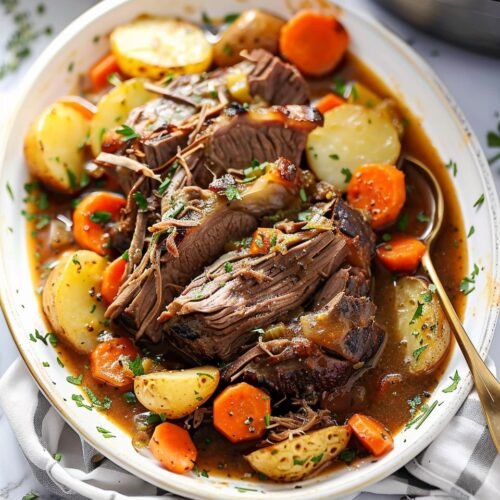 Crock Pot Pot Roast with Gravy