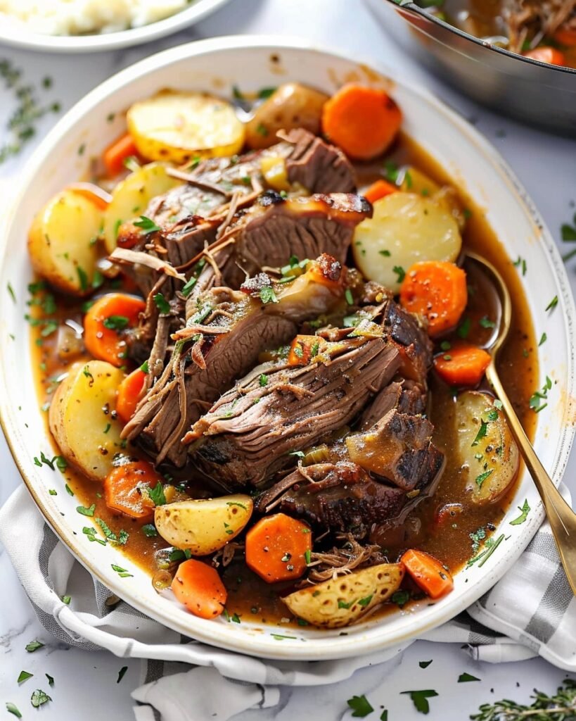 Crock Pot Pot Roast with Gravy