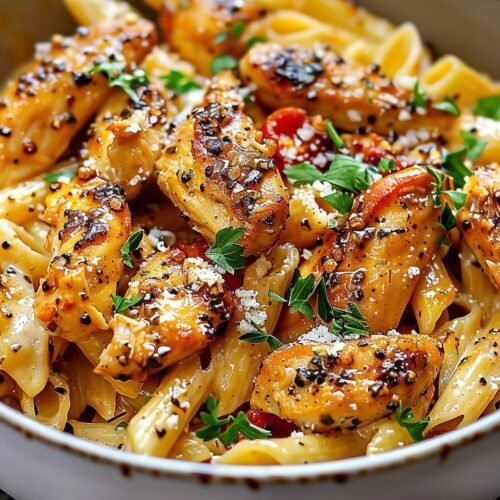 Honey Pepper Chicken Pasta