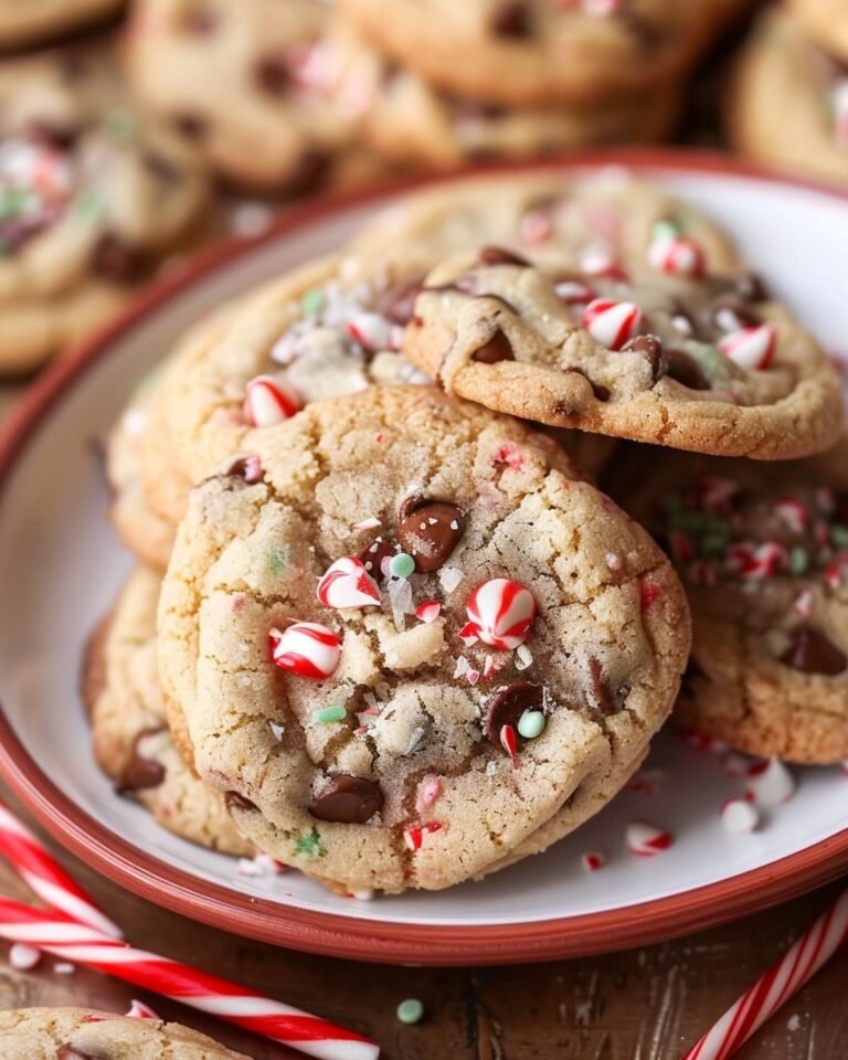 Peppermint Chocolate Chip Cookies