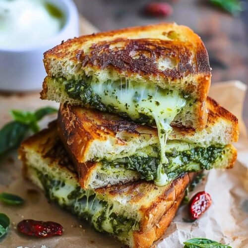 Pesto Grilled Cheese