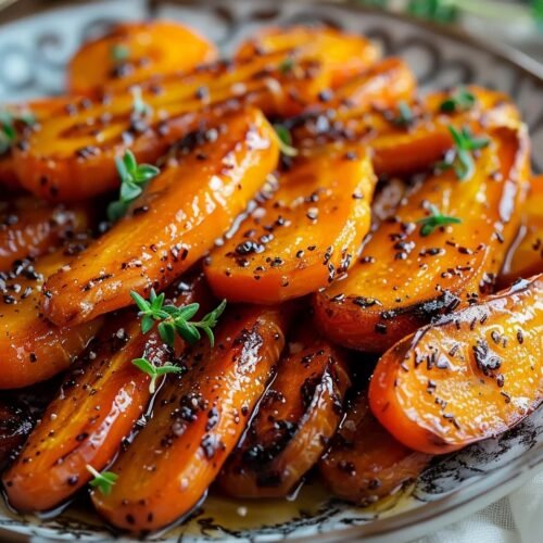 Sweet & Savory Honey Garlic Carrots