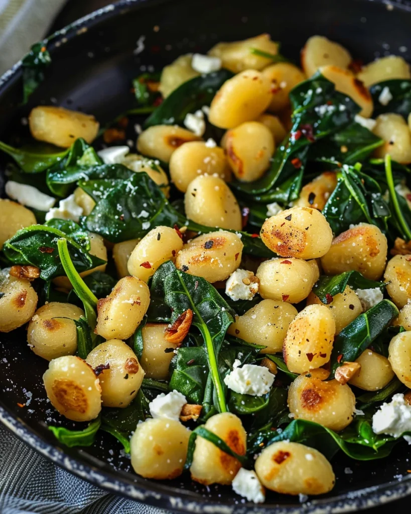 Gnocchi With Spinach And Feta