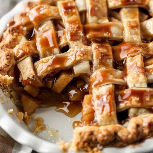 Salted Caramel Apple Pie