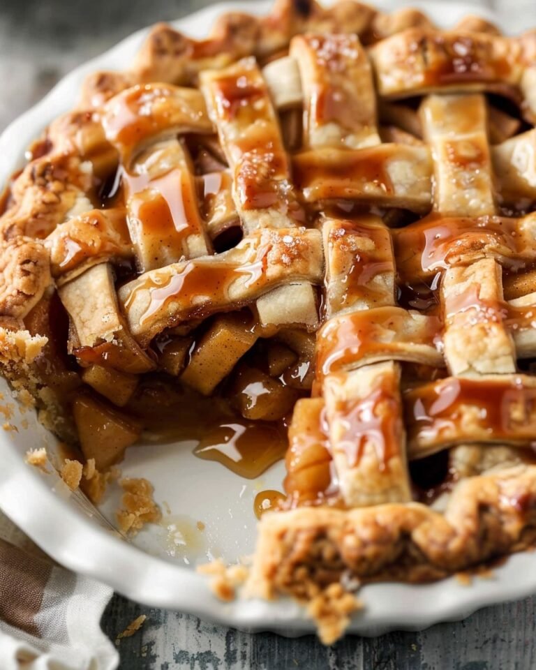 Salted Caramel Apple Pie
