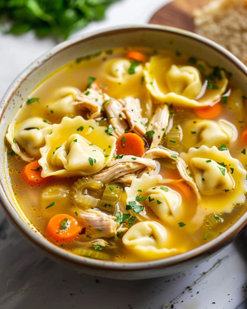 Chicken Tortellini Soup