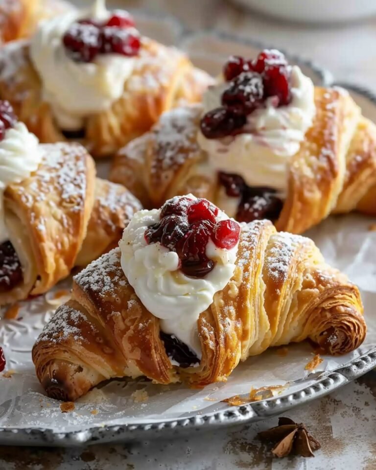Cranberry Cream Cheese Crescent Bites