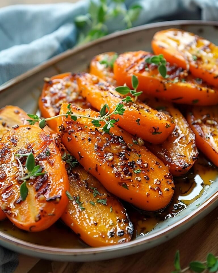 Roasted Honey Garlic Carrots