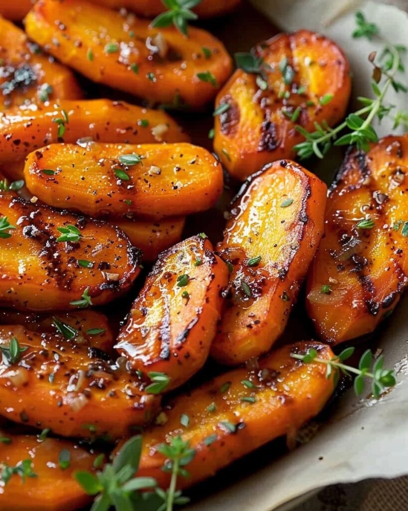  Roasted Honey Garlic Carrots