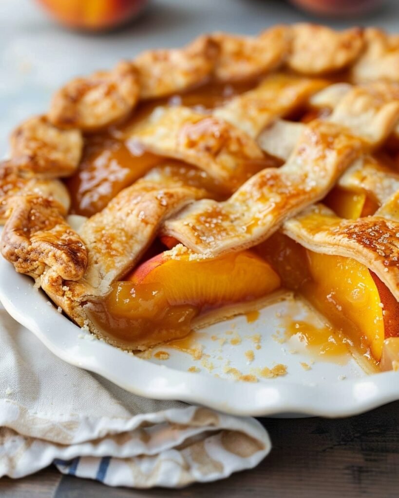 peach pie recipe