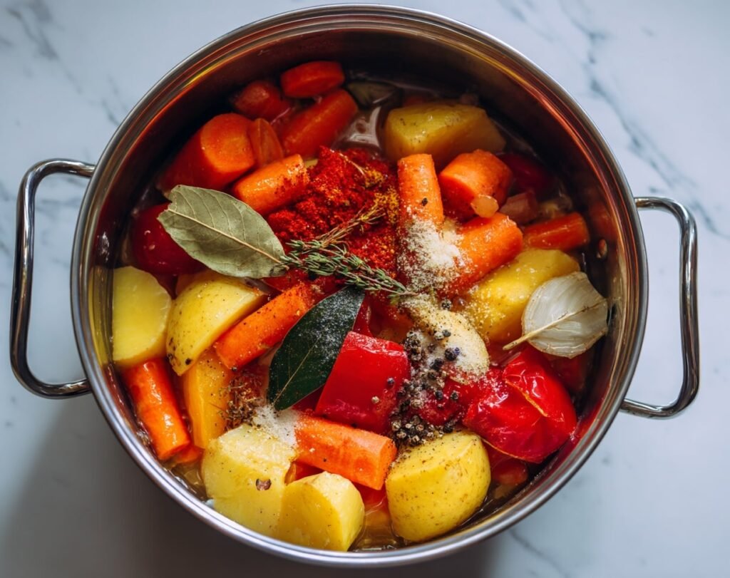 Sicilian Chicken Soup Process