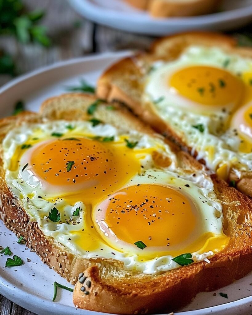 Air Fryer Egg and Cheese Toast
